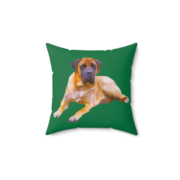 Mastiff 'Muarry' Spun Polyester Throw Pillow