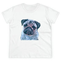 Pug 'Pompey' Women's Midweight Cotton Tee