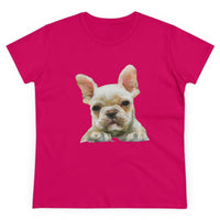 'Bouvier's French Bulldog Women's Midweight Cotton Tee'