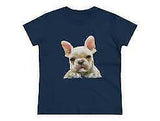 'Bouvier's French Bulldog Women's Midweight Cotton Tee'