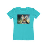 Yorkshire Terrier #3 'Yorkie'  Women's Fitted Ringspun Cotton Tee