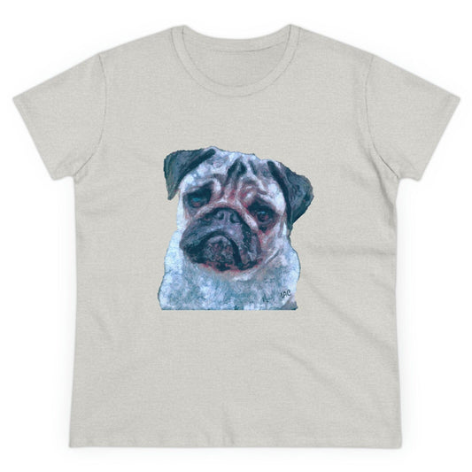 Pug 'Pompey' Women's Midweight Cotton Tee