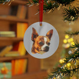 Chihuahua 'Paco' Metal Ornaments - Add Whimsical Charm to Your Holiday Decor - C