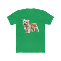 Glenn of Imaal Terrier - Men's Fitted Cotton Crew Tee