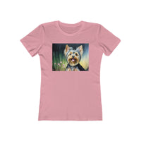 Yorkshire Terrier #3 'Yorkie'  Women's Fitted Ringspun Cotton Tee