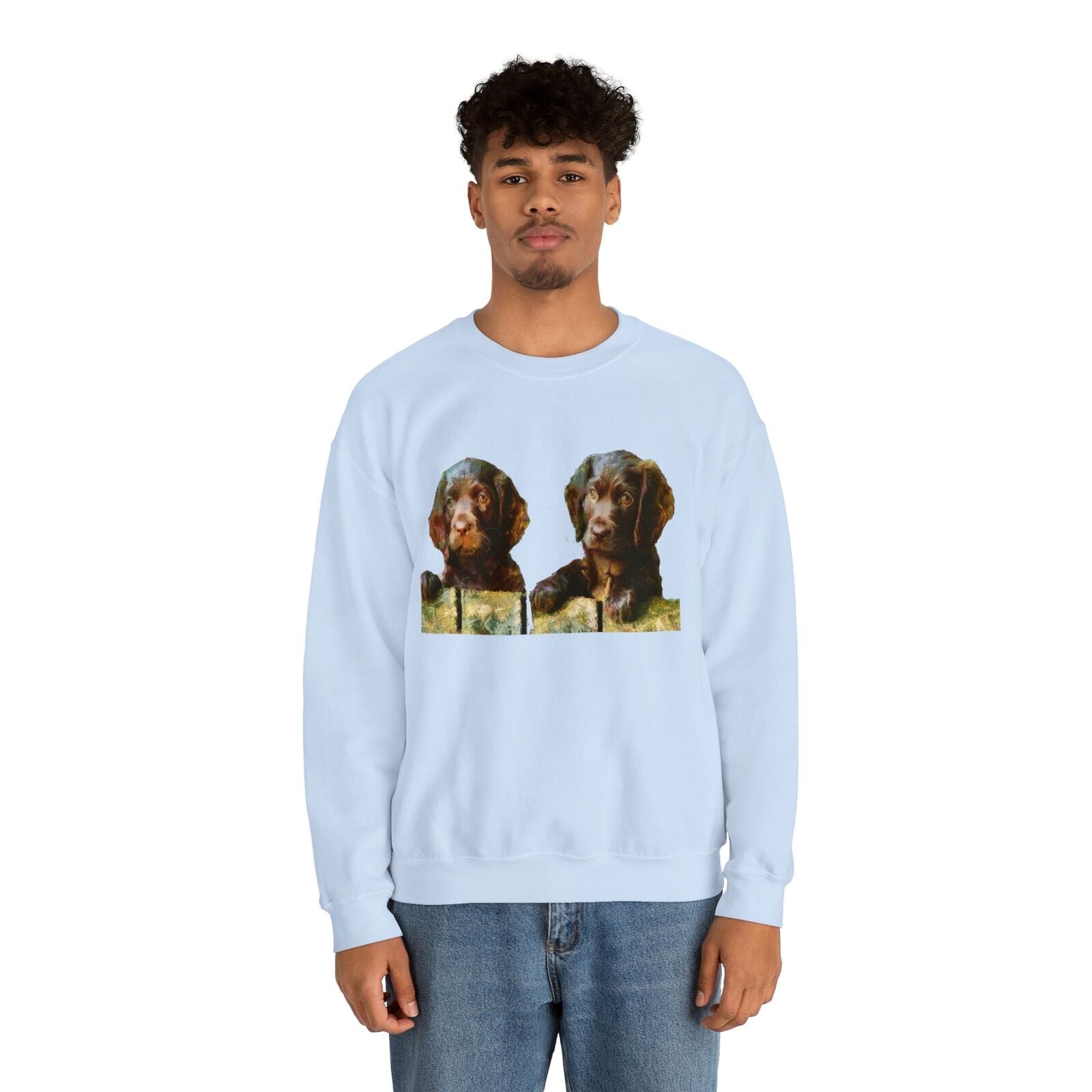 Boykin Spaniels - Unisex 50/50 Crewneck Sweatshirt