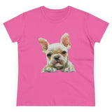 'Bouvier's French Bulldog Women's Midweight Cotton Tee'