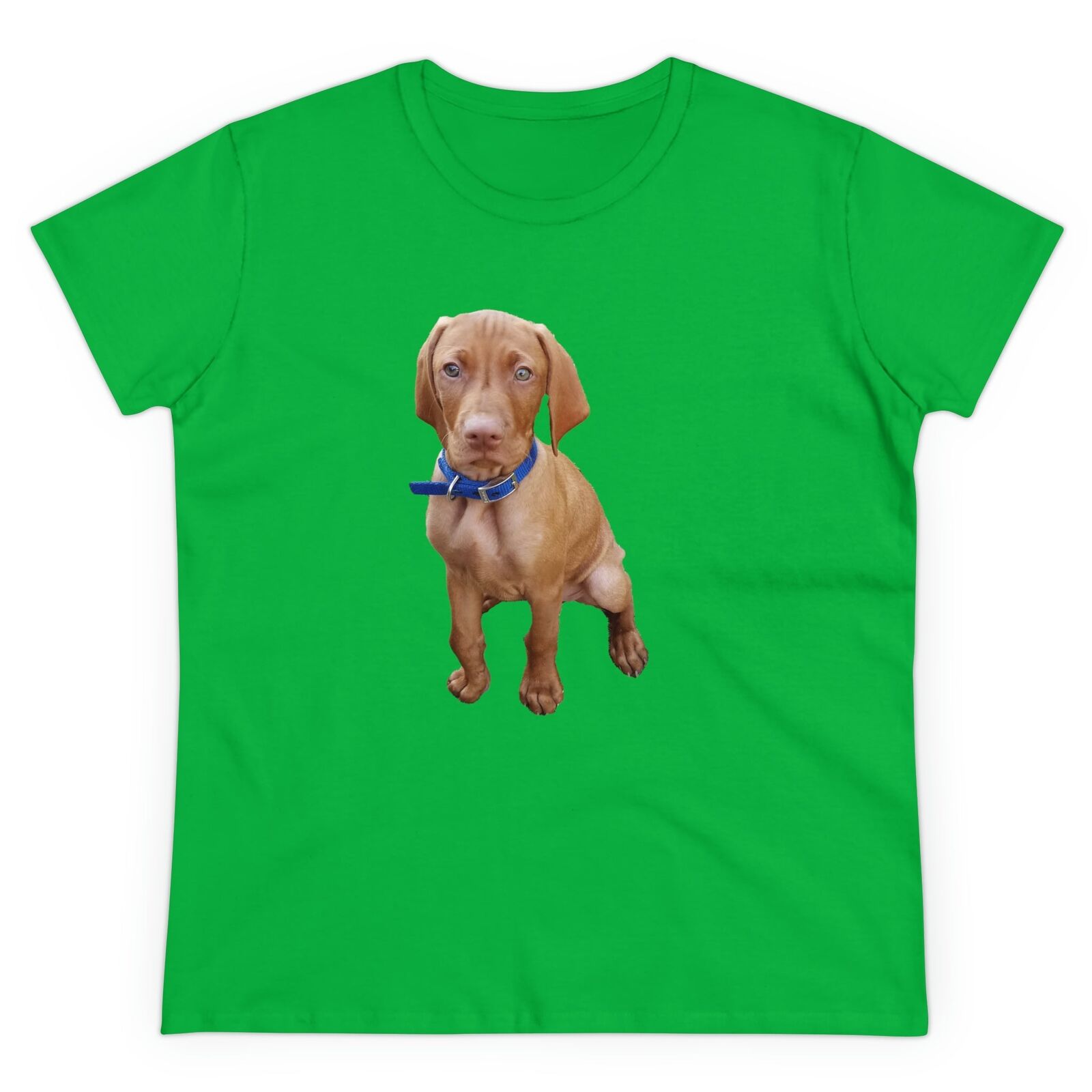Hungarian Vizsla 'Augie'Women's Midweight Cotton Tee