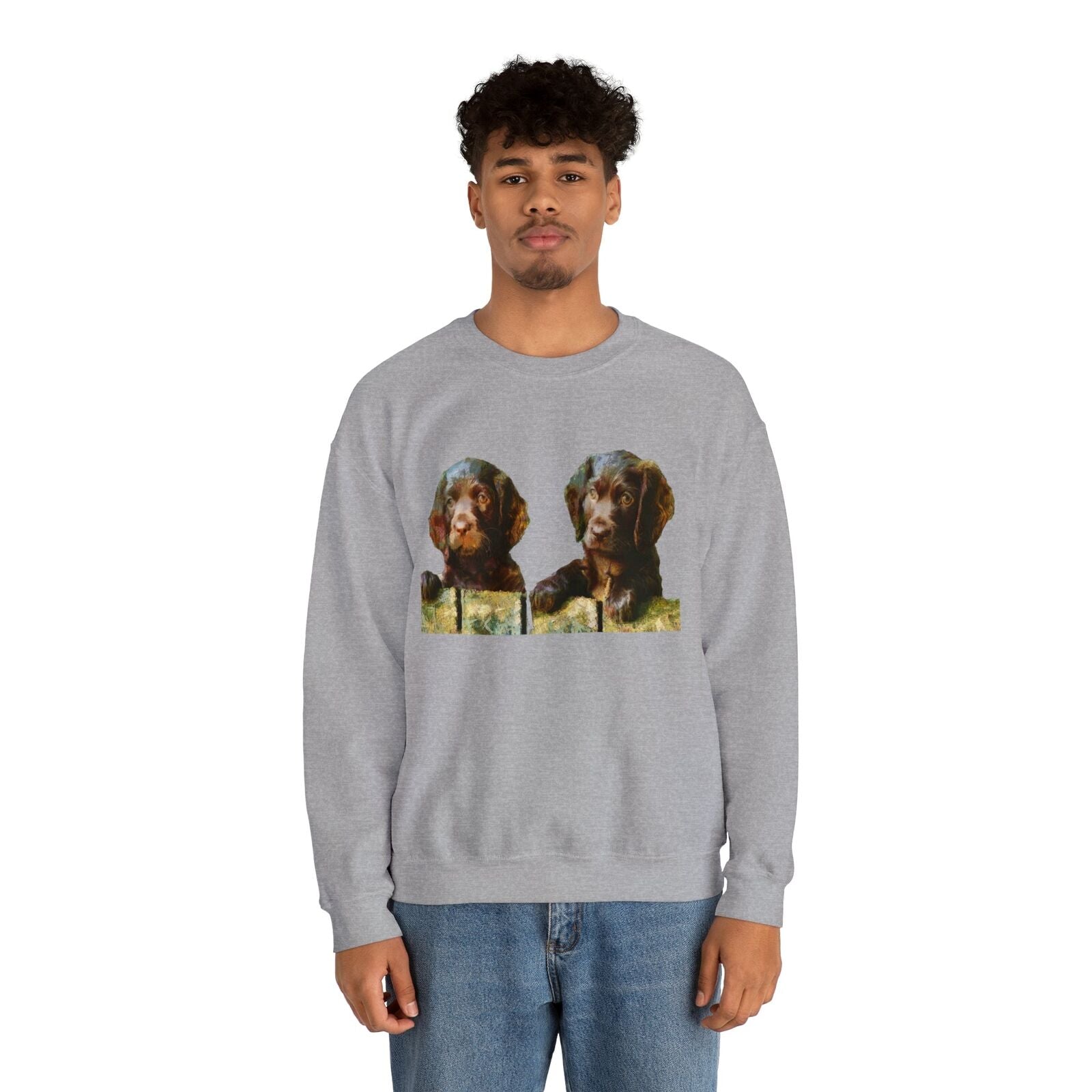 Boykin Spaniels - Unisex 50/50 Crewneck Sweatshirt