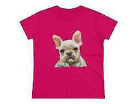 'Bouvier's French Bulldog Women's Midweight Cotton Tee'