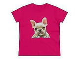 'Bouvier's French Bulldog Women's Midweight Cotton Tee'