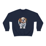 Snuggle Up in Style - Stay Cozy and Cute with the Shih-Tzu Crewneck Sw