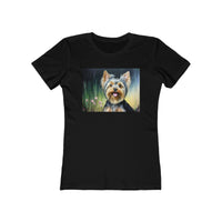 Yorkshire Terrier #3 'Yorkie'  Women's Fitted Ringspun Cotton Tee