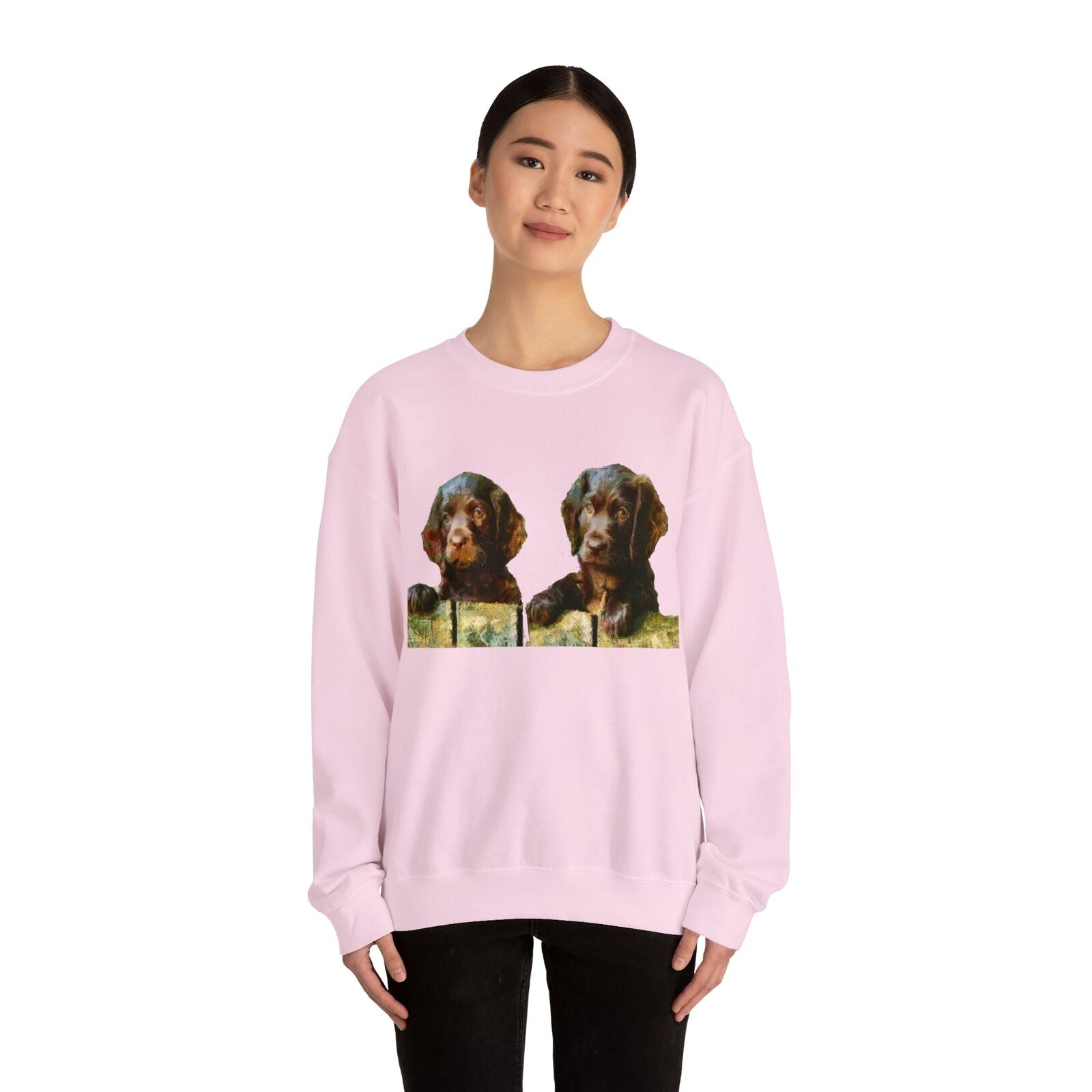 Boykin Spaniels - Unisex 50/50 Crewneck Sweatshirt