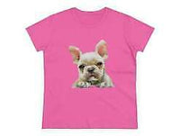 'Bouvier's French Bulldog Women's Midweight Cotton Tee'