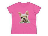 'Bouvier's French Bulldog Women's Midweight Cotton Tee'