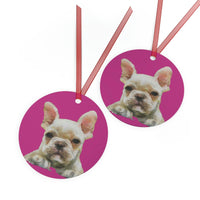 French Bulldog 'Bouvier' Metal Ornaments - Add Some  Charm to Your Hol