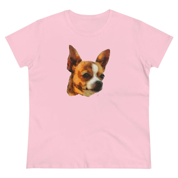 Chihuahua 'Paco' Women's Midweight Cotton Tee - Stylish Comfort for An