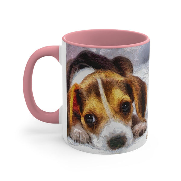 Beagle Daisy Mae 11oz Ceramic Accent Mug