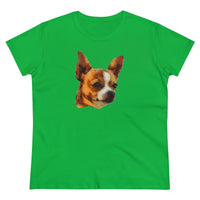 Chihuahua 'Paco' Women's Midweight Cotton Tee - Stylish Comfort for An