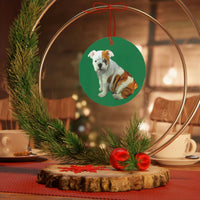 Bulldog 'Bugsy' Metal Ornaments - Add Whimsy to Your Tree - Durable an