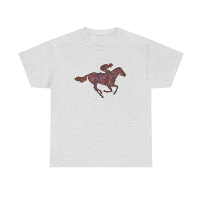 Elegant Race Horse Unisex Heavy Cotton Tee