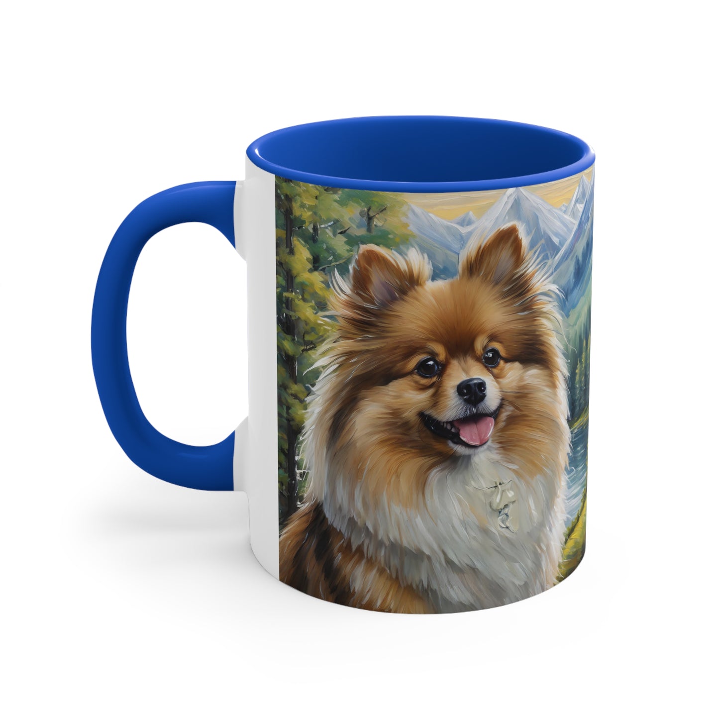 German Spitz 11oz Ceramic Accent Mug