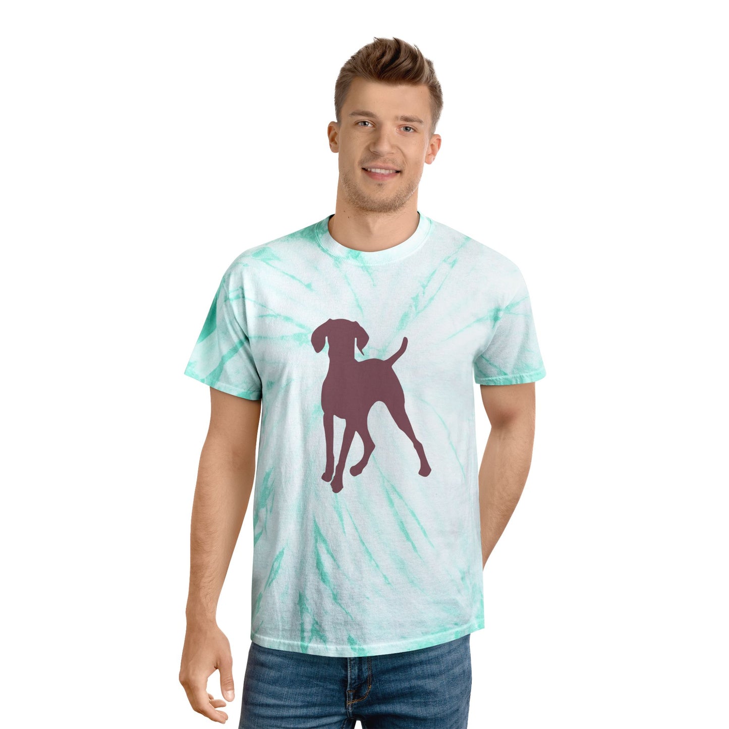 Hungarian Vizsla Pre-Shrunk Cotton Tie-Dye Tee, Cyclone