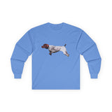German Shorthaired Pointer "On Point" Classic Cotton Long Sleeve Tee