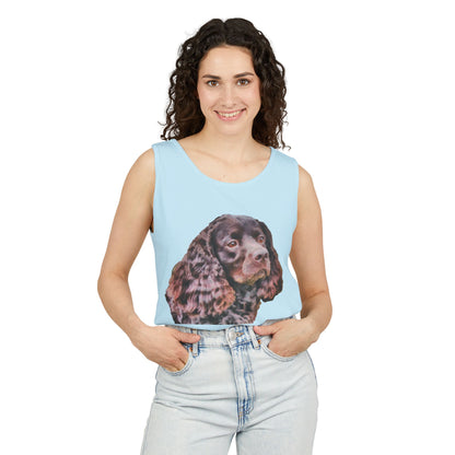 American Water Spaniel Unisex Relaxed Fit Ringspun Cotton Tank Top