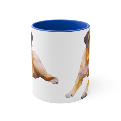 Mastiff 'Maury' Accent Coffee Mug, 11oz