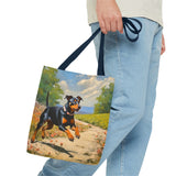 Manchester Terrier - Polyester Tote Bag (AOP)