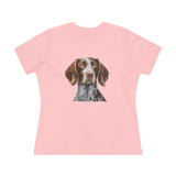 German Wirehaired Pointer Women's Relaxed Fit Cotton Tee