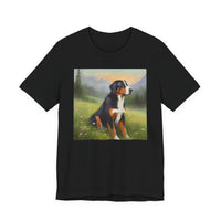 Greater Swiss Mountain Dog Unisex Jersey Short Sleeve Tee