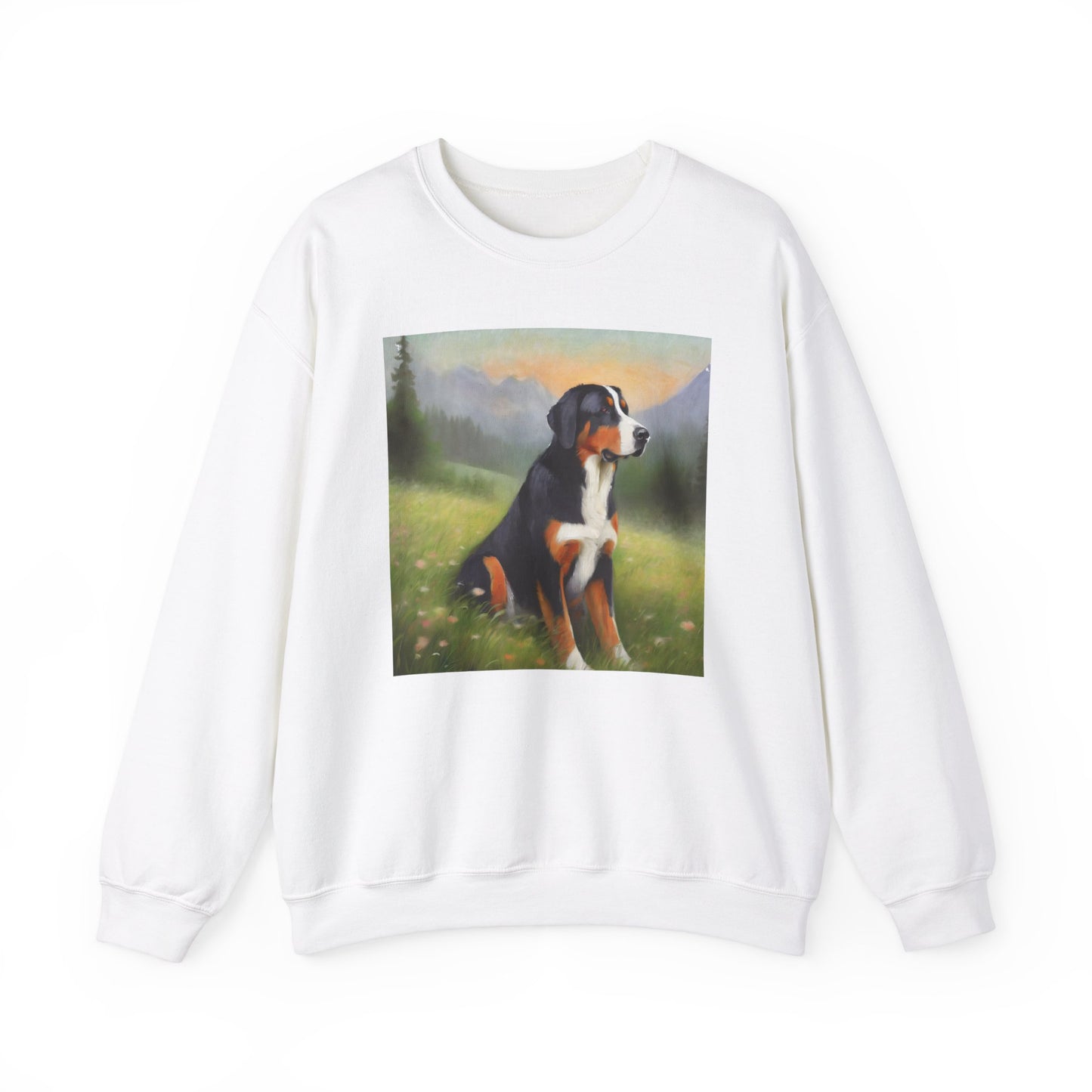 Greater Swiss Mountain Dog 50/50 Crewneck Sweatshirt