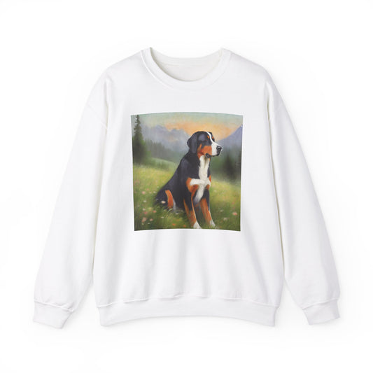 Greater Swiss Mountain Dog 50/50 Crewneck Sweatshirt