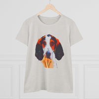 Treeing Walker Coonhound Women's Midweight Cotton Tee