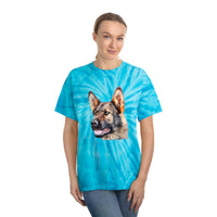 German Shepherd Tie-Dye Tee, Cyclone