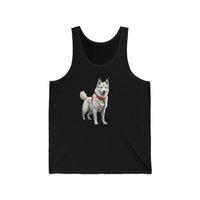 Yakutian Laika Unisex Jersey Tank Top