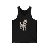 Yakutian Laika Unisex Jersey Tank Top