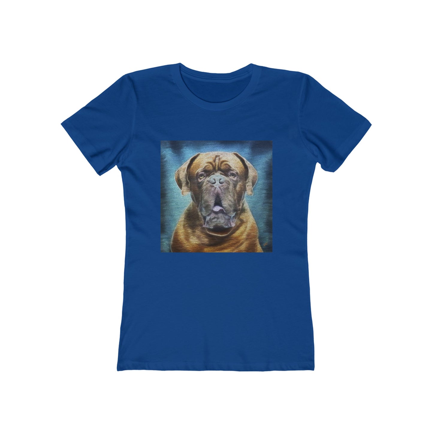Dogue de Bordeaux Women's Slim Fit Ringspun Cotton T-Shirt