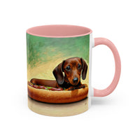 Dachshund 'Weiner Dog'  --  Accent Coffee Mug (11, 15oz)