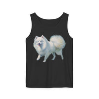 Japanese Spitz - Unisex Relaxed Fit Garment-Dyed Tank Top