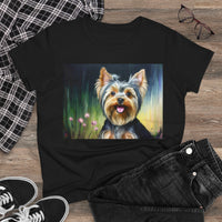 Yorkie #3 Women's Midweight Cotton Tee
