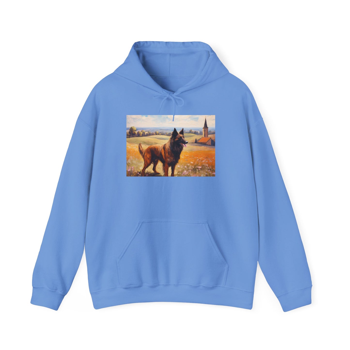 Belgian Tervuren Unisex 50/50 Hooded Sweatshirt