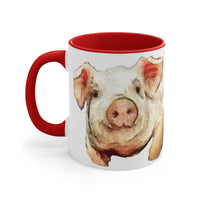 Pig 'Petunia' Accent Coffee Mug, 11oz