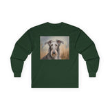 Scottish Deerhound Cotton Long Sleeve Tee