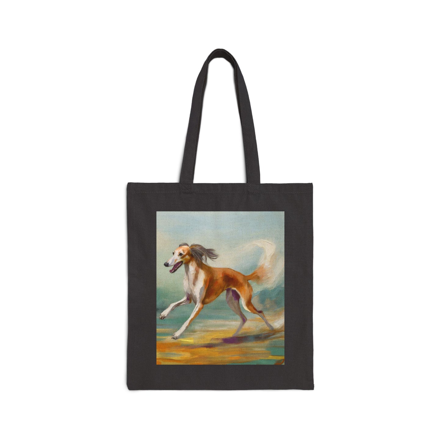 Saluki Cotton Canvas Tote Bag - The Stylish Companion
