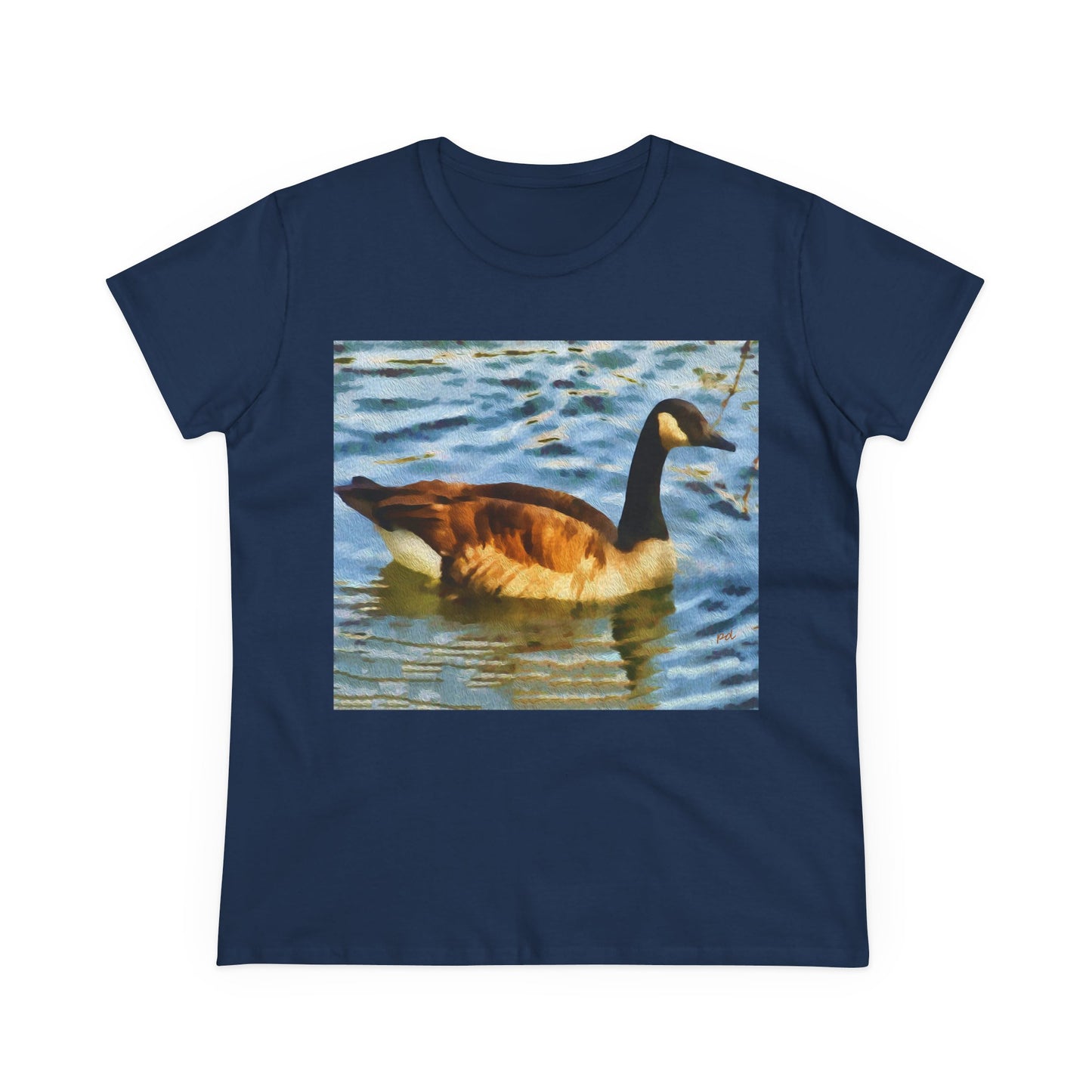 Canadian Geese Women's Midweight Cotton Tee
