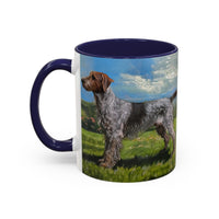 Wirehaired Pointing Griffon Ceramic Accent Coffee Mug - 2 sizes